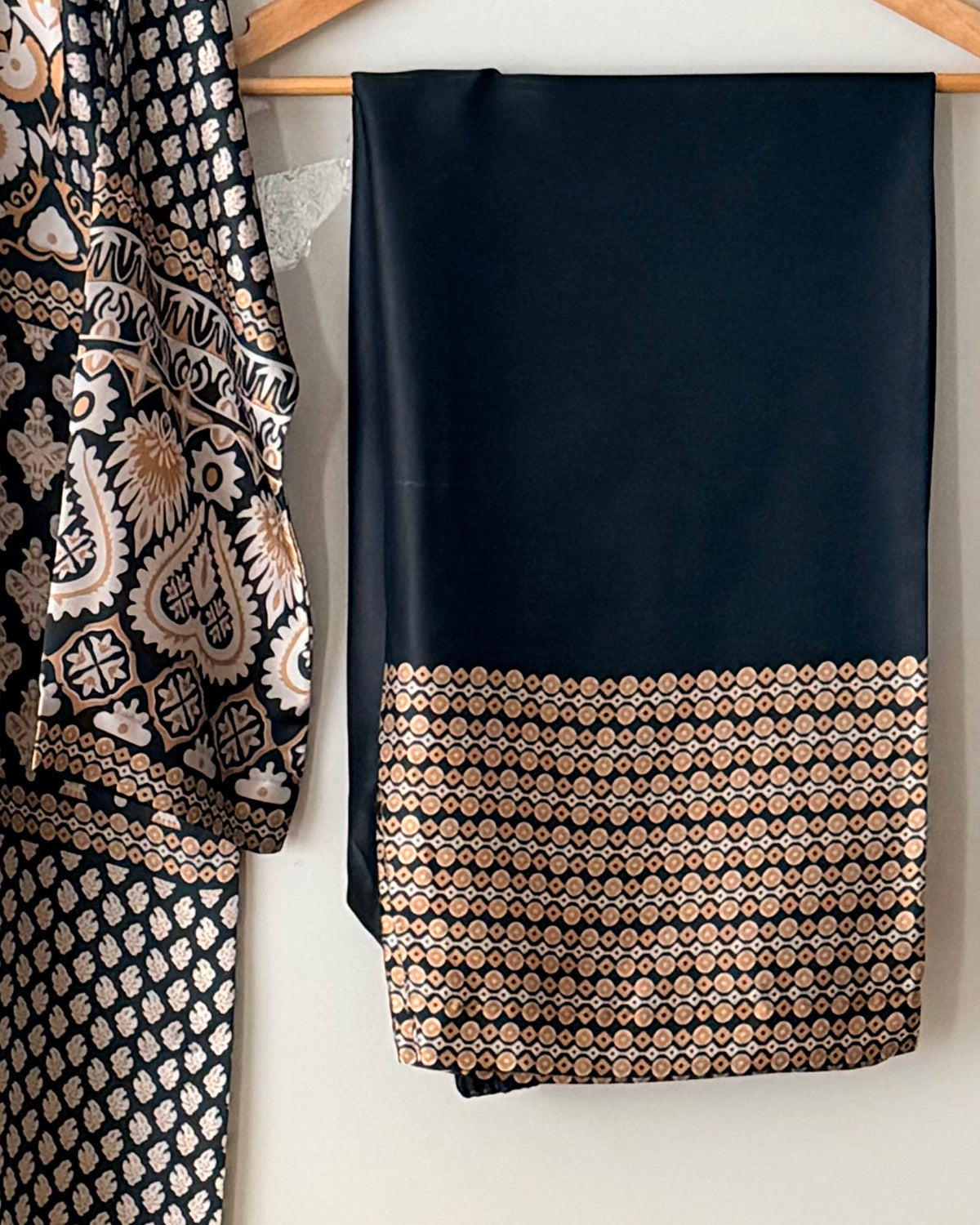 Printed silk
