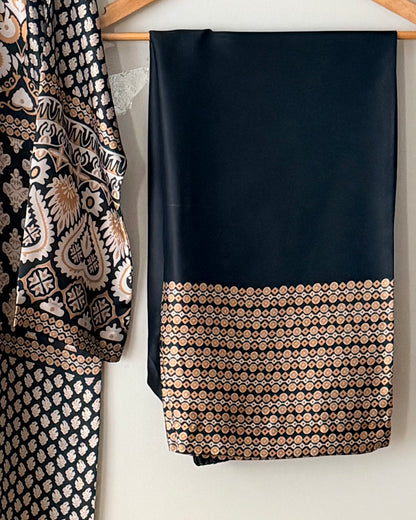 Printed silk