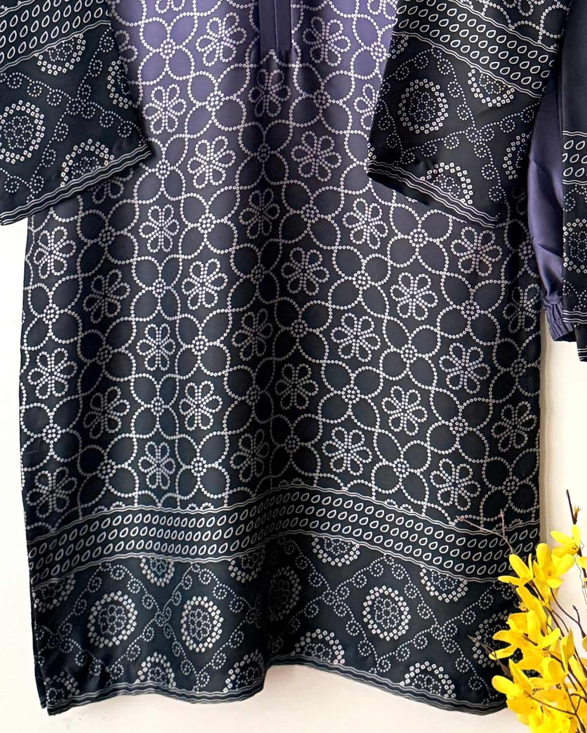 Printed silk
