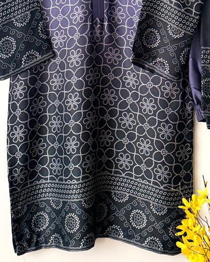 Printed silk