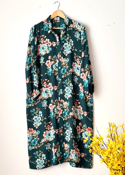 Printed georgette - long shirt