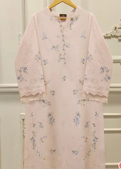 Embroidered Cambric suit- Agha noor