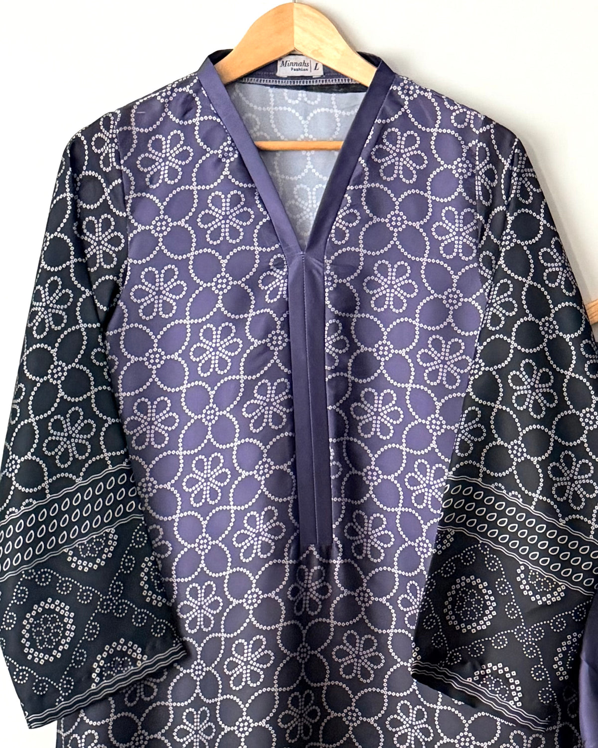 Printed silk