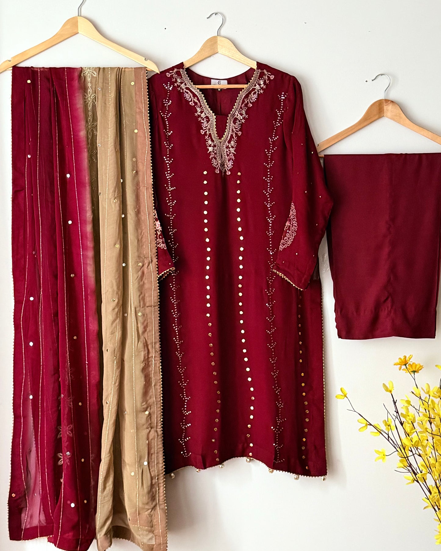 Kamdani chiffon suit - Nureh