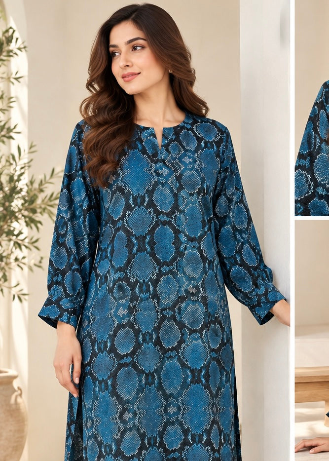 Printed georgette shirt