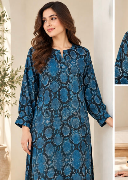 Printed georgette shirt