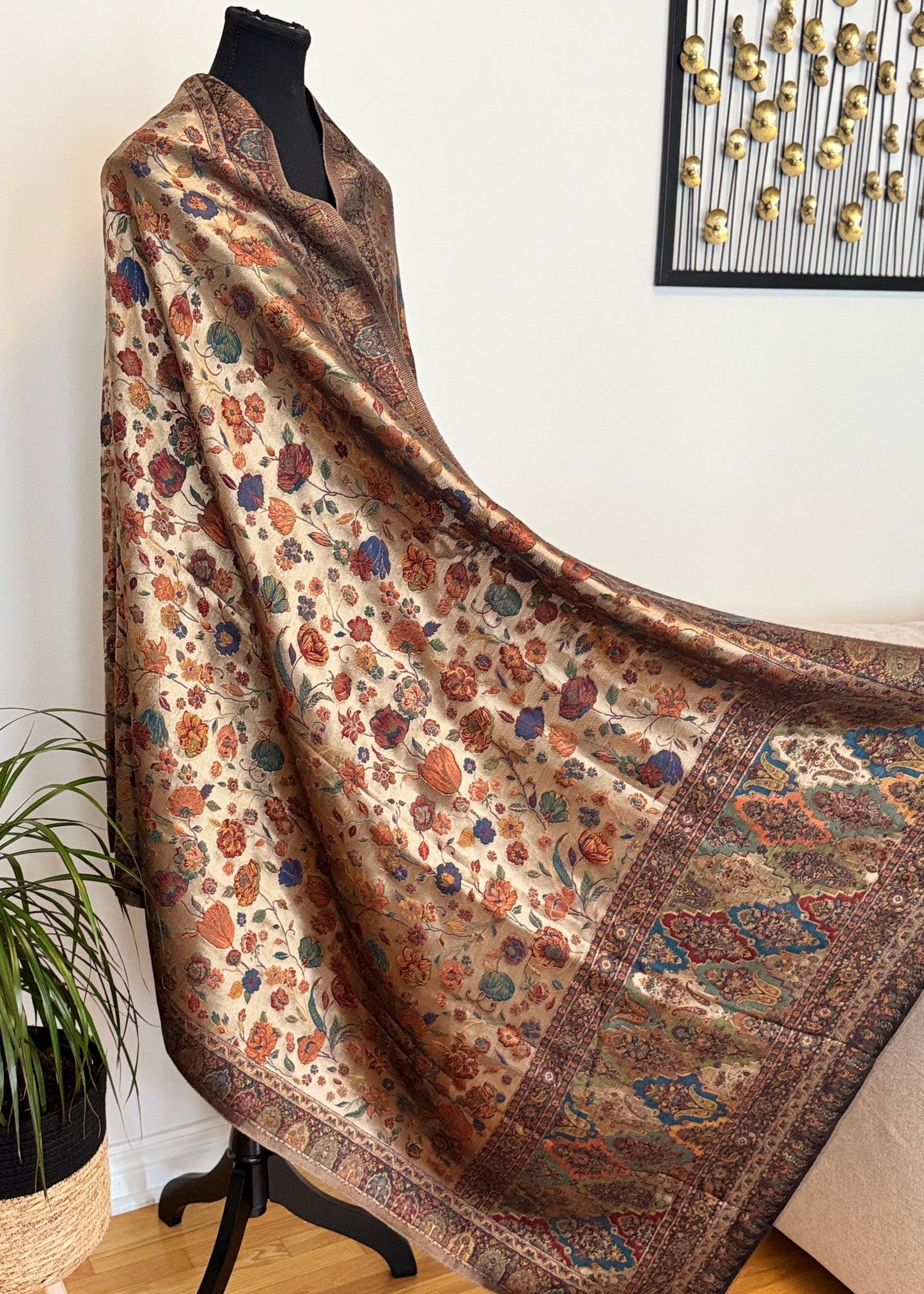 Moonlight Kani pashmina shawl