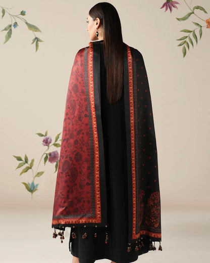 Light khaddar suit- Baroque