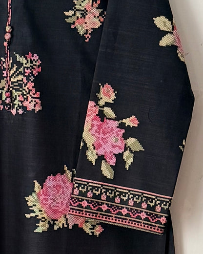 Printed lawn - Limelight