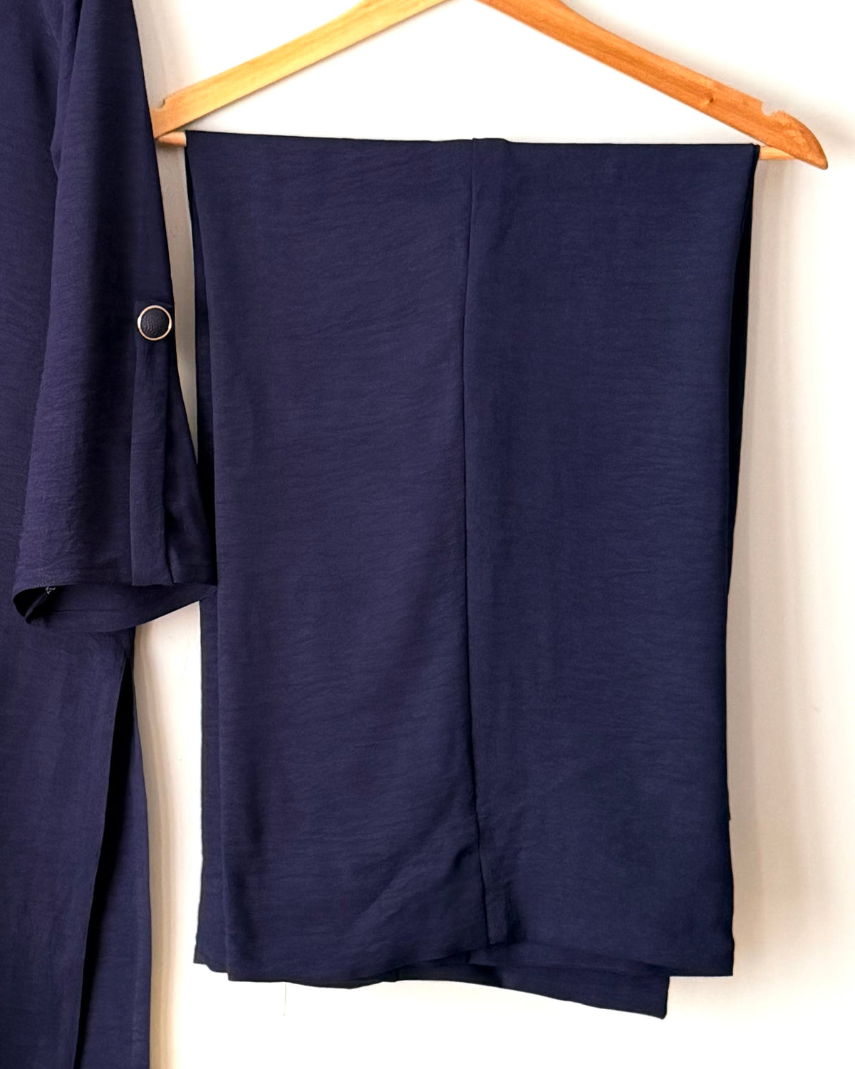 Cloud textured drape - Navy