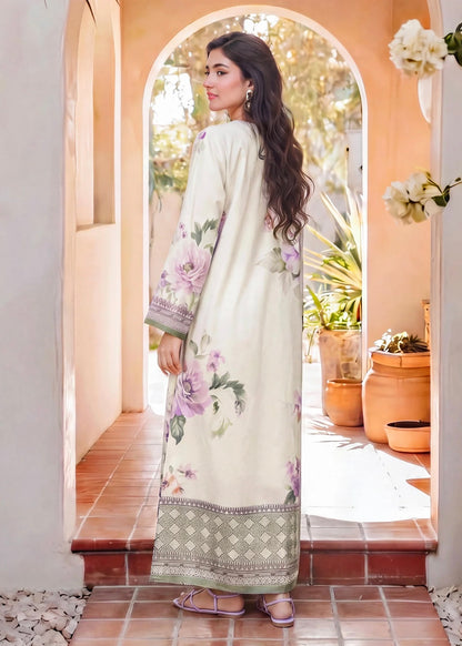 Embellished silk kaftan
