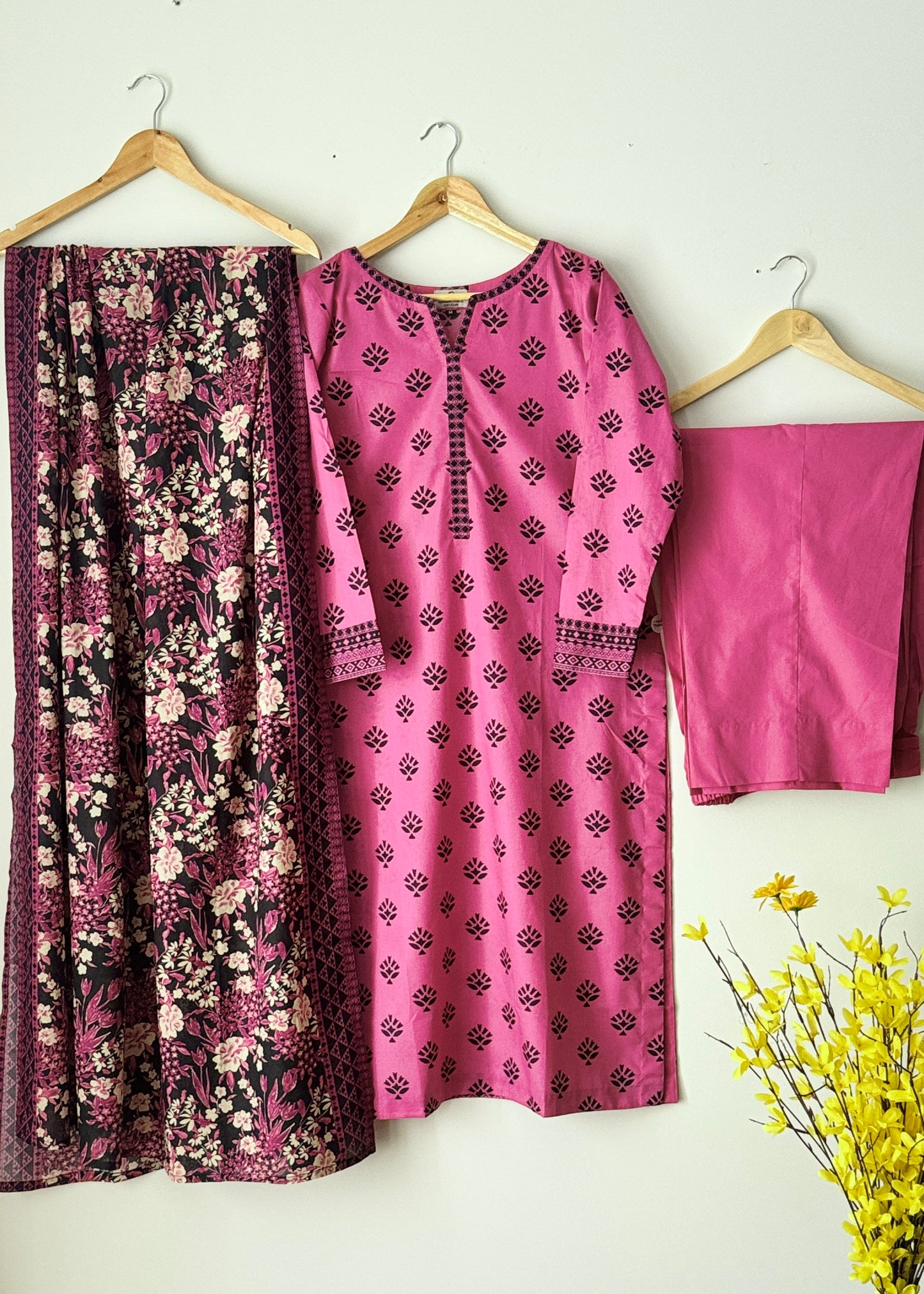 Printed lawn suit 06 - SAPPHIRE