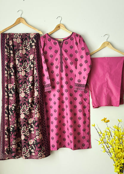 Printed lawn suit 06 - SAPPHIRE