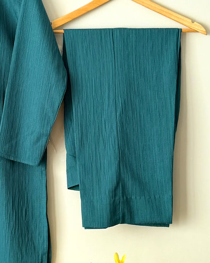 Crushed georgette - Teal
