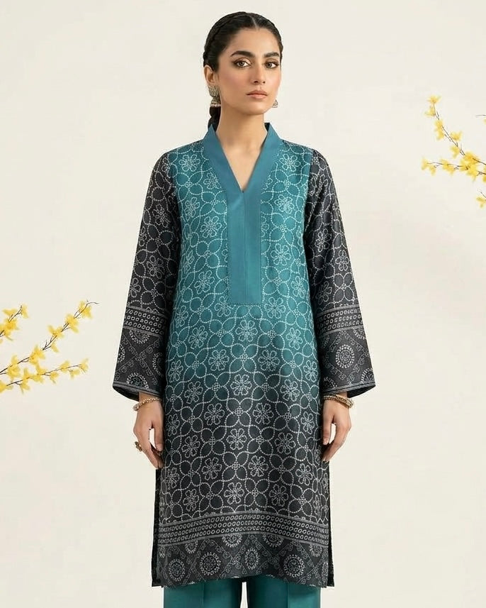 Printed silk