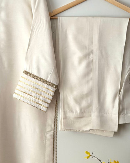 Pearl B - Korean raw silk