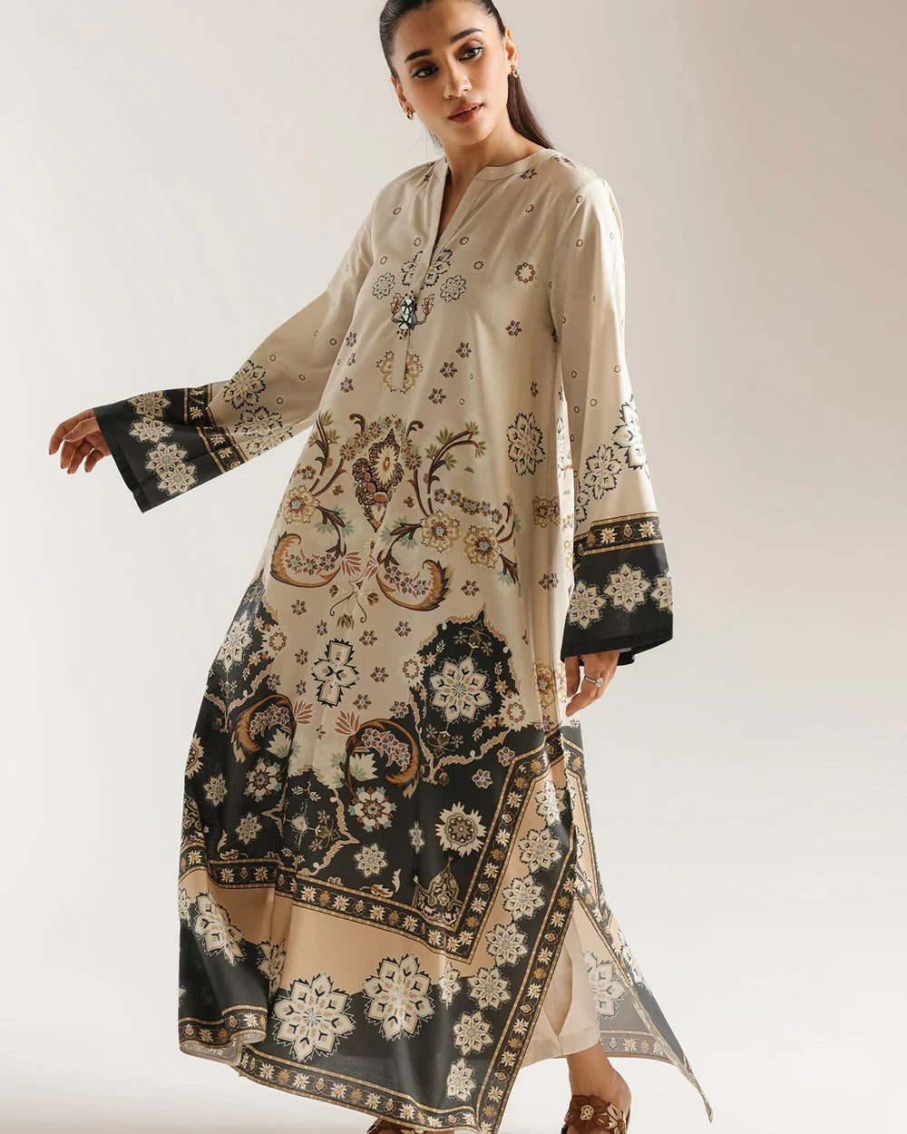 Printed  kaftan