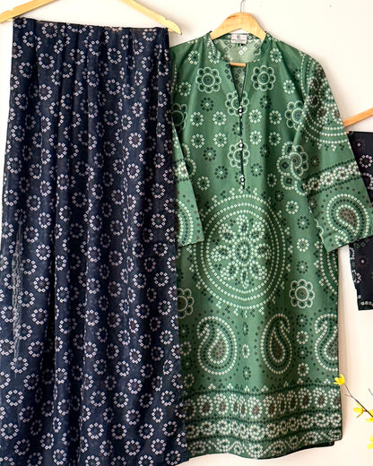 Printed lawn suit - Jazmin
