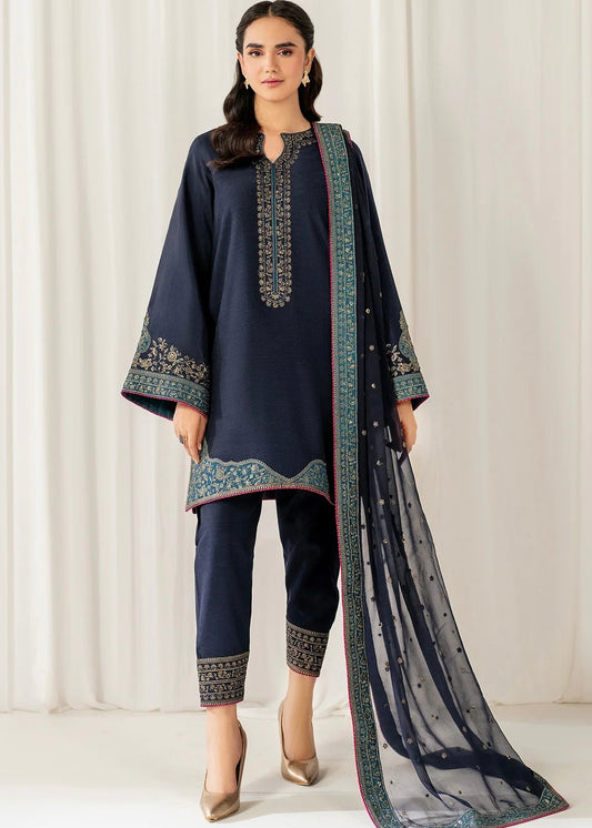 Raw silk embroidered suit - Baroque