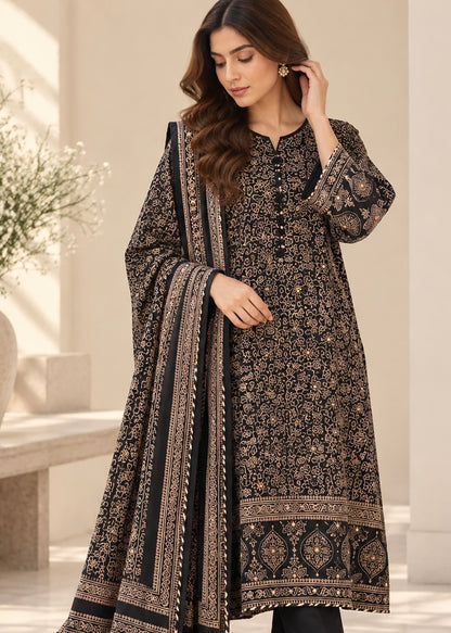 Ajrak Kamdani silk suit