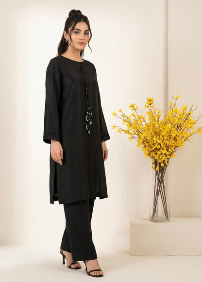 Noir - Korean raw silk