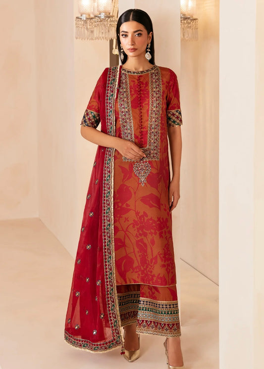 Jazmin - Embroidered Raw Silk