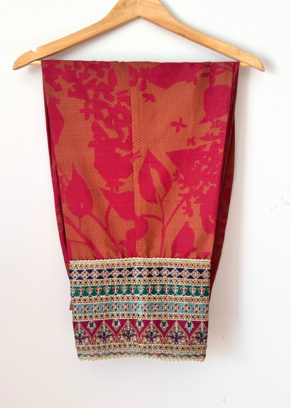 Jazmin - Embroidered Raw Silk