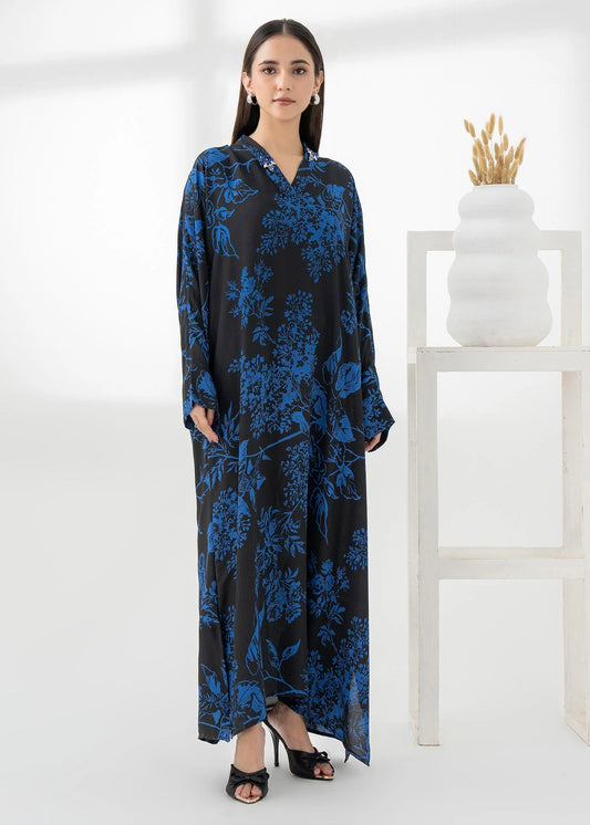 Printed Grip Kaftan - Limelight