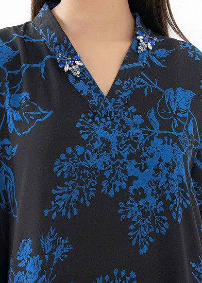 Printed Grip Kaftan - Limelight