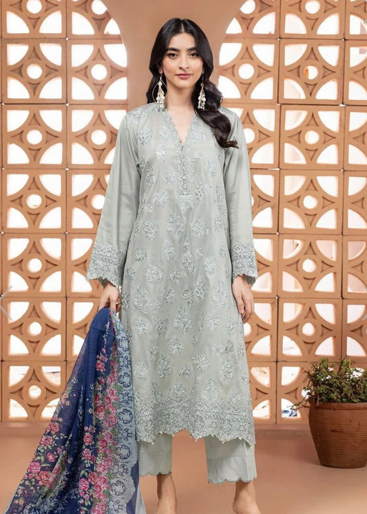 Khaadi - Embroidered Cambric Suit