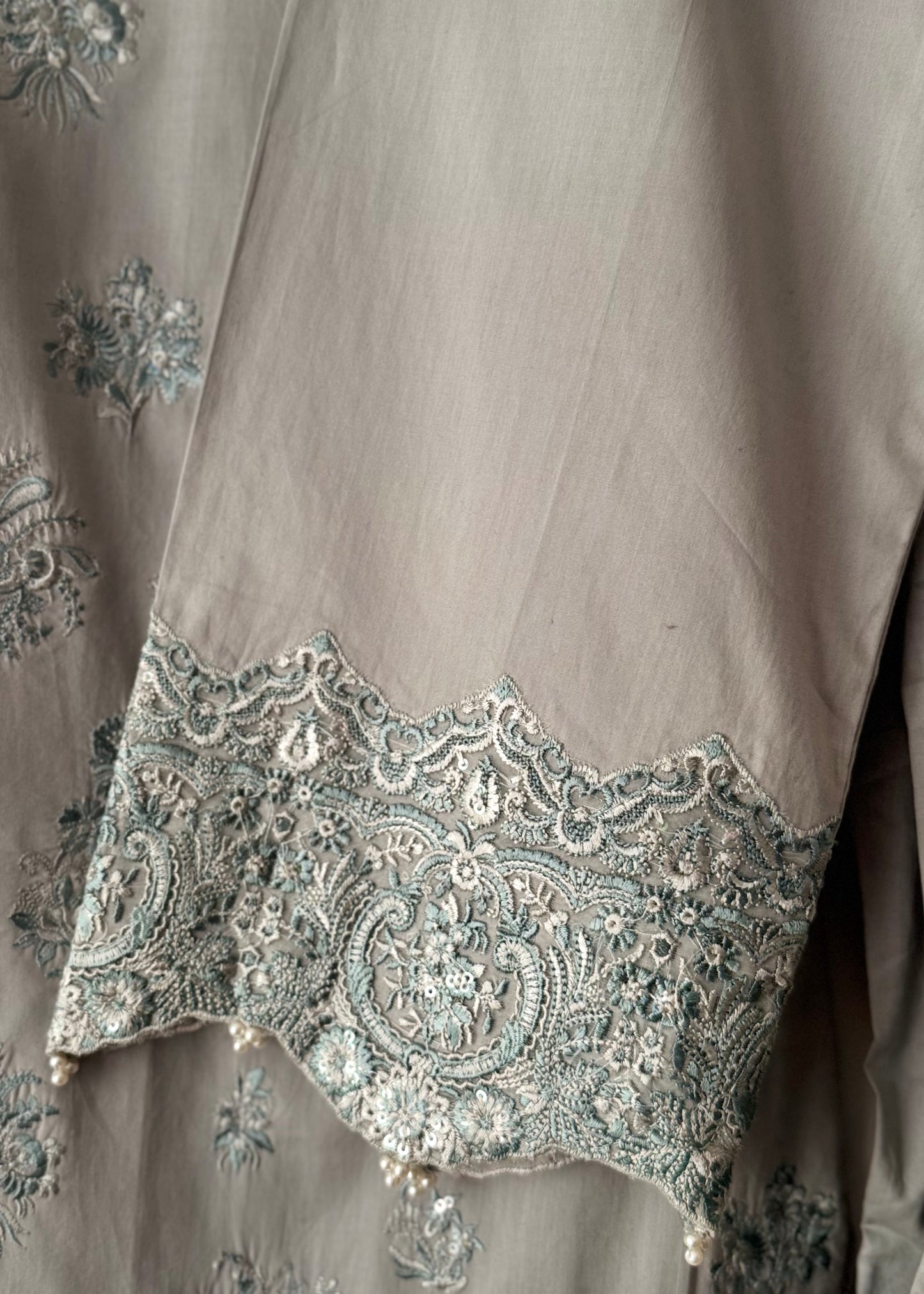 Khaadi - Embroidered Cambric Suit