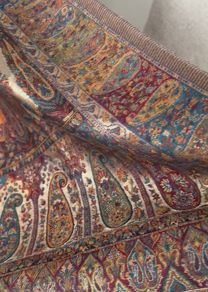 Moonlight Kani pashmina shawl