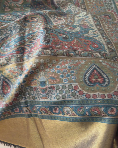 Kani woven jamawar shawl